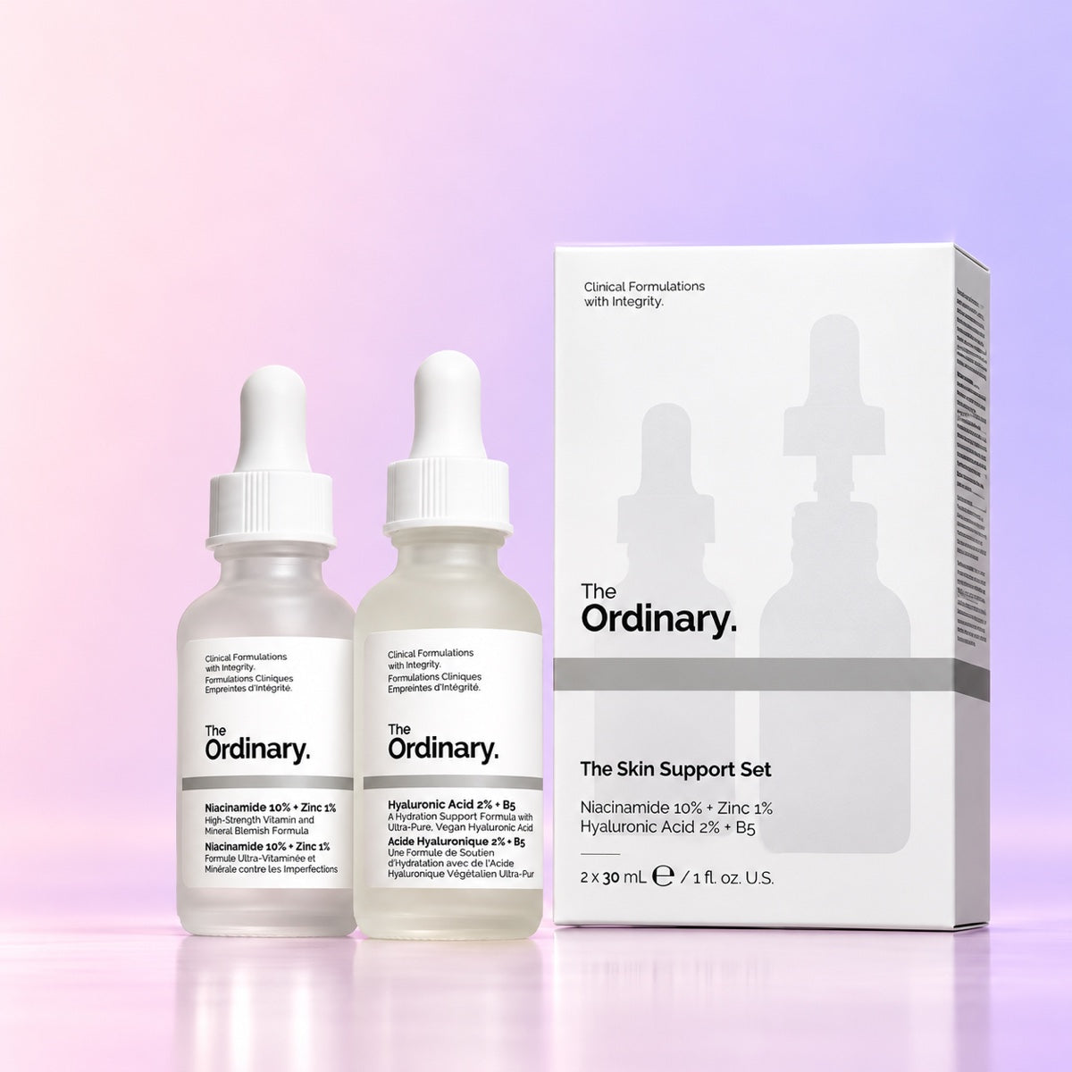 The Ordinary The Skin Support Set